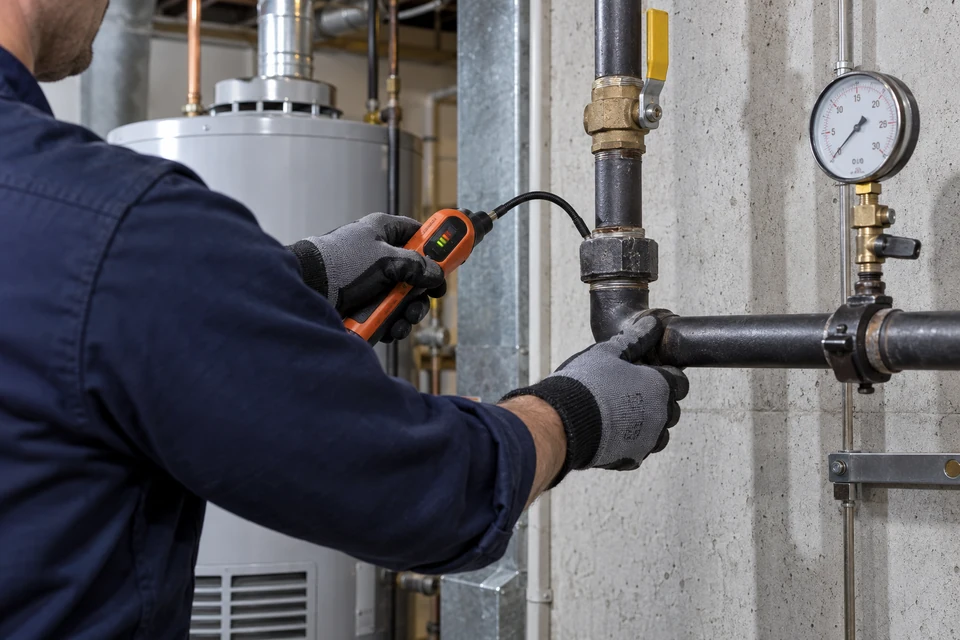 Gas Line Repair plumbing work in Colton CA