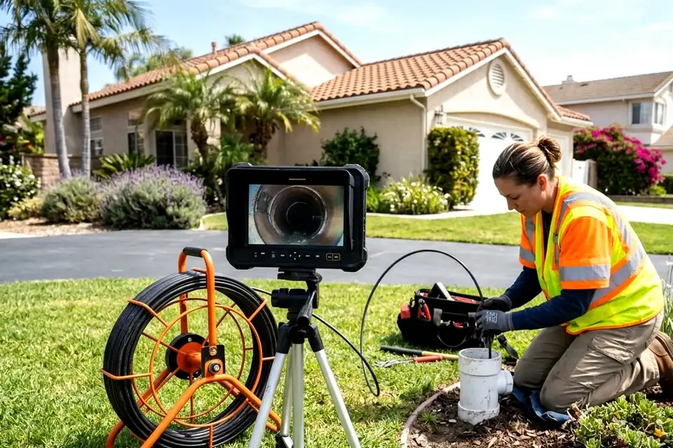 Heat Pump Water Heater Installation plumbing work in Colton CA