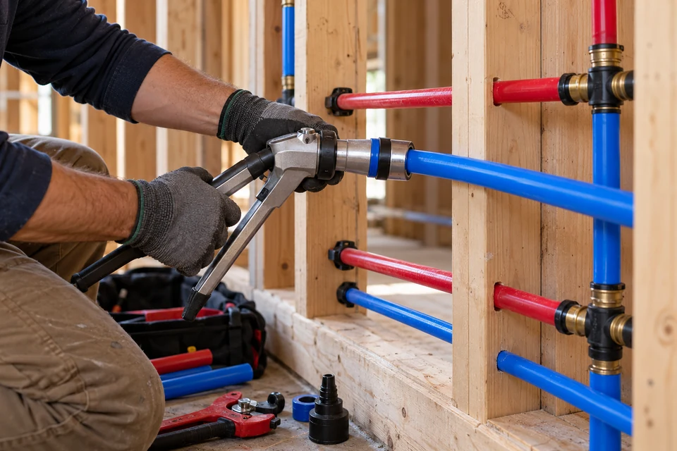 PEX Repiping plumbing work in Colton CA